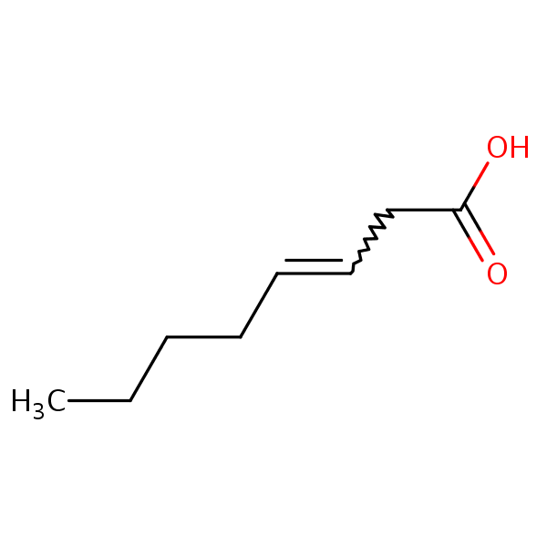 3-Octenoic acid structural formula