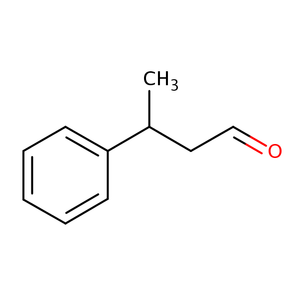 3-Phenylbutyraldehyde structural formula