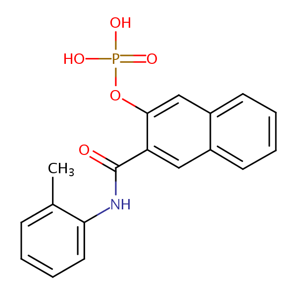 3-(Phosphonooxy)-N-(o-tolyl)naphthalene-2-carboxamide structural formula
