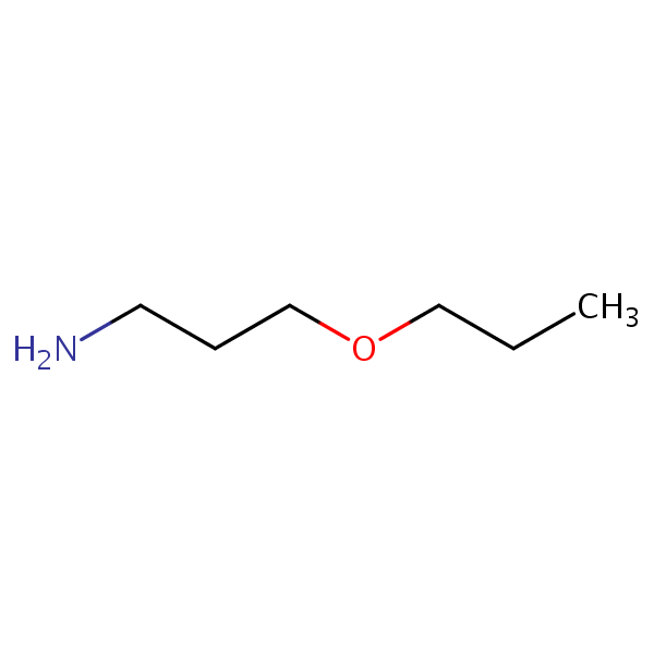 3-Propoxypropylamine structural formula