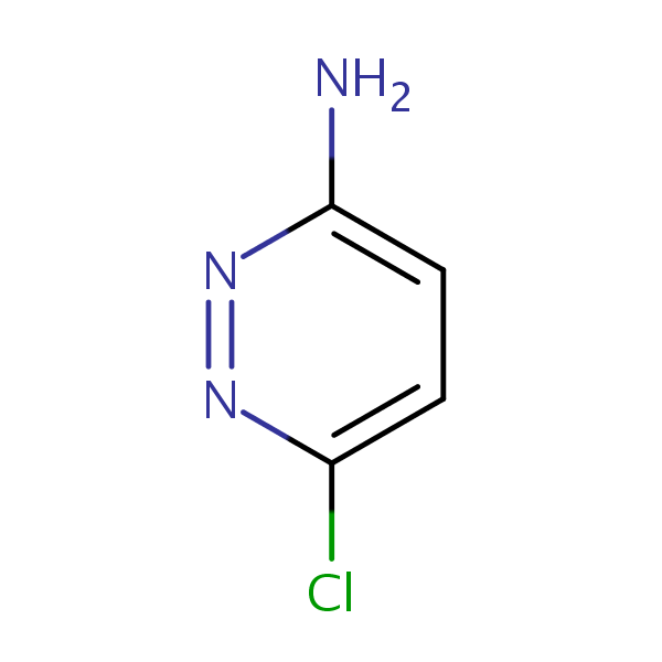 3-Pyridazinamine, 6-chloro- structural formula