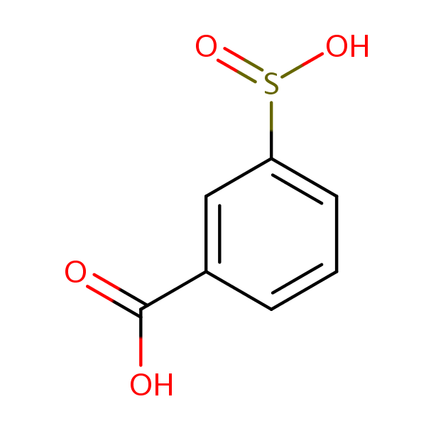 3-Sulfinobenzoic acid structural formula