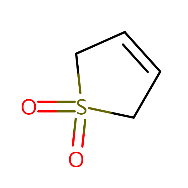 3-Sulfolene structural formula