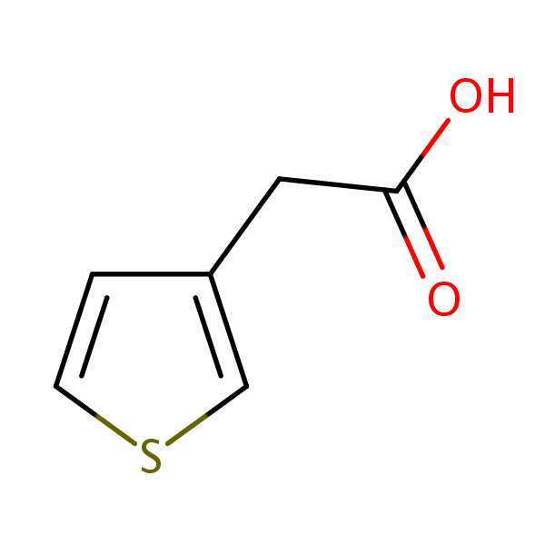 3-Thiopheneacetic acid structural formula