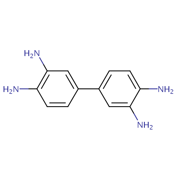 3,3’-Diaminobenzidine structural formula