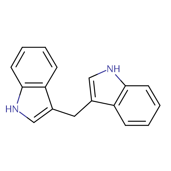 3,3,-Diindolylmethane structural formula