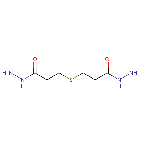 3,3’-Thiodipropionodihydrazide structural formula
