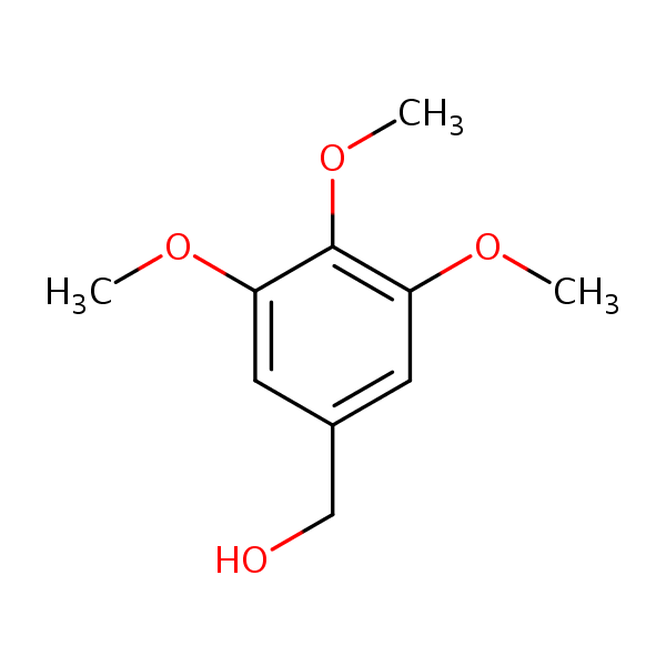 3,4,5-Trimethoxybenzylic alcohol structural formula