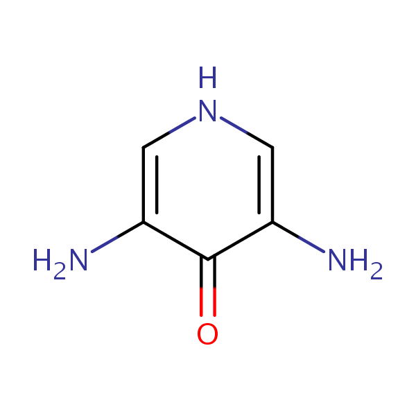 3,5-Diaminopyridin-4-ol structural formula