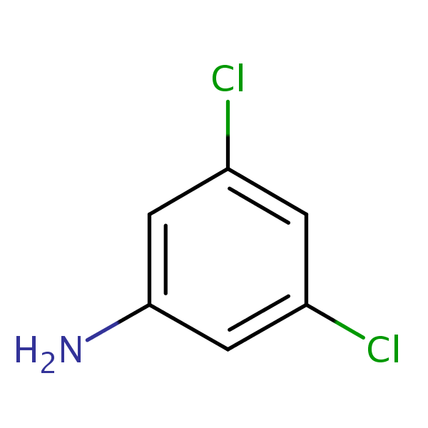 3,5-Dichloroaniline structural formula