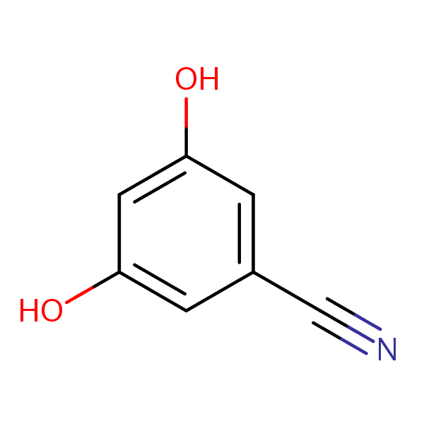 3,5-Dihydroxybenzonitrile structural formula
