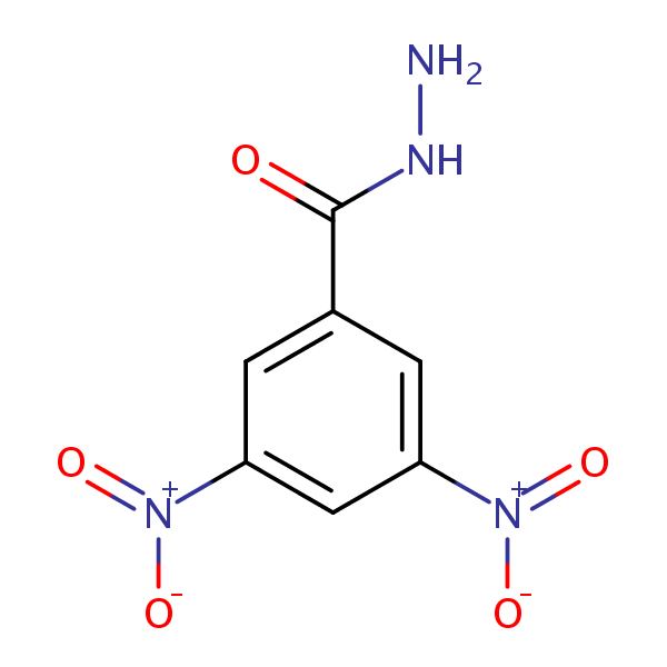 3,5-Dinitrobenzohydrazide structural formula