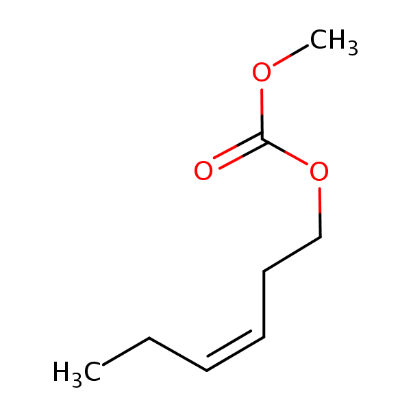 (3Z)-Hex-3-en-1-yl methyl carbonate structural formula