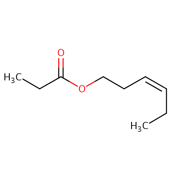 (3Z)-Hex-3-en-1-yl propanoate structural formula