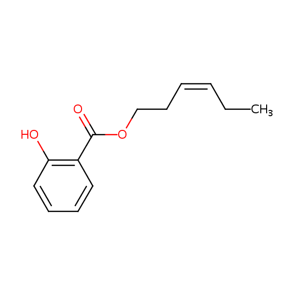 (3Z)-Hex-3-en-1-yl salicylate structural formula
