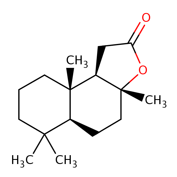 (3aR)-(+)-Sclareolide structural formula