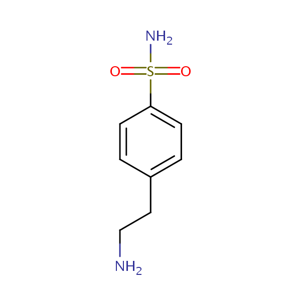 4-(2-Aminoethyl)benzenesulfonamide structural formula