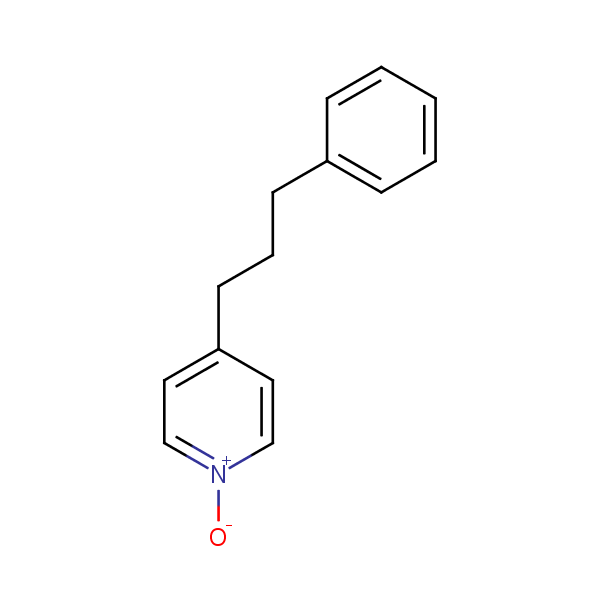 4-(3-Phenylpropyl)pyridine 1-oxide structural formula
