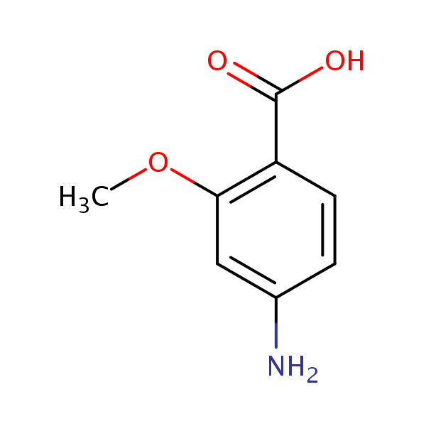 4-Amino-o-anisic acid structural formula