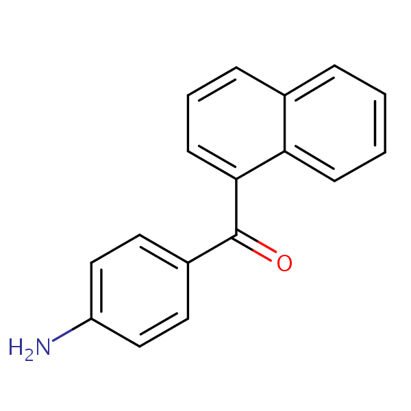(4-Aminophenyl)naphthylketone structural formula