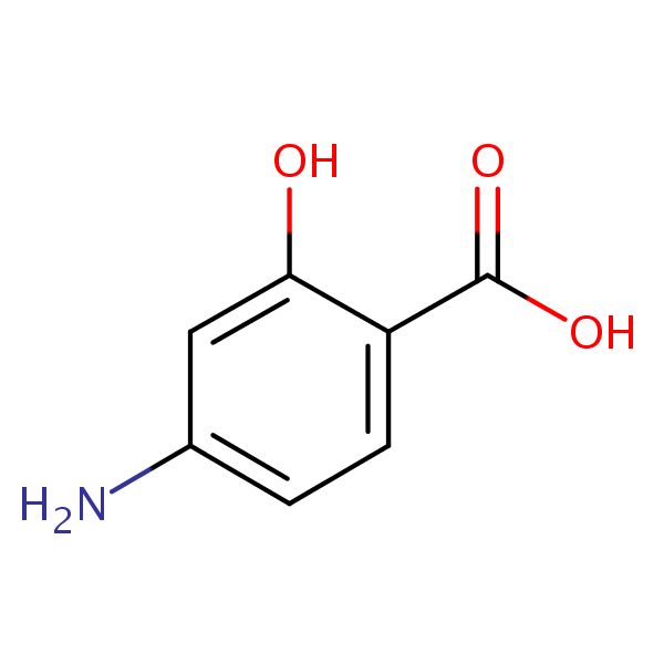 4-Aminosalicylic Acid structural formula