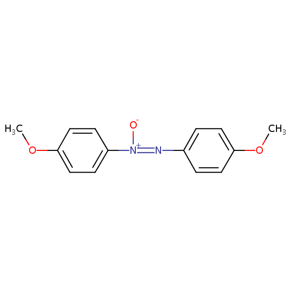 4-Azoxyanisole structural formula