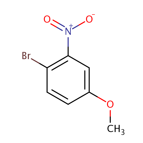 4-Bromo-3-nitroanisole structural formula