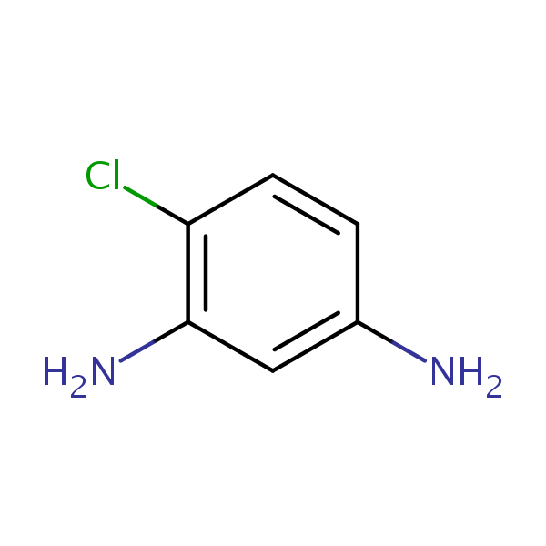 4-Chloro-1,3-diaminobenzene structural formula
