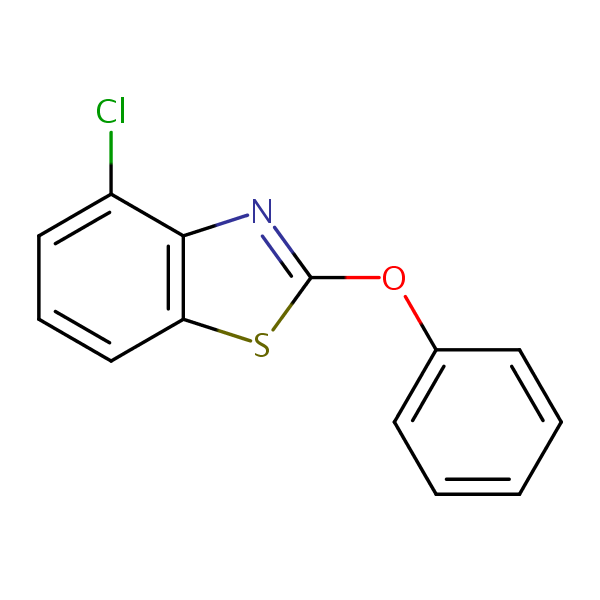 4-Chloro-2-phenoxybenzothiazole structural formula