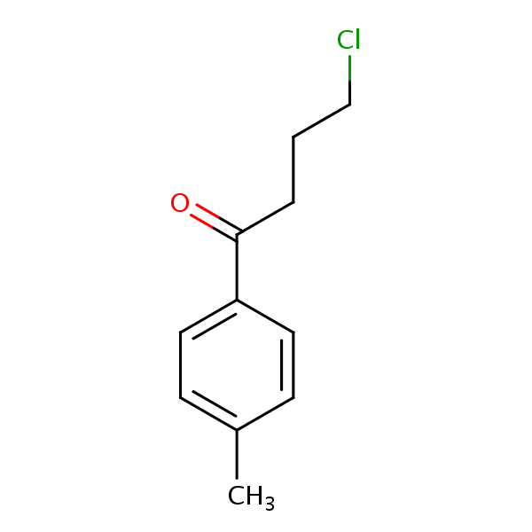 4-Chloro-4’-methylbutyrophenone structural formula