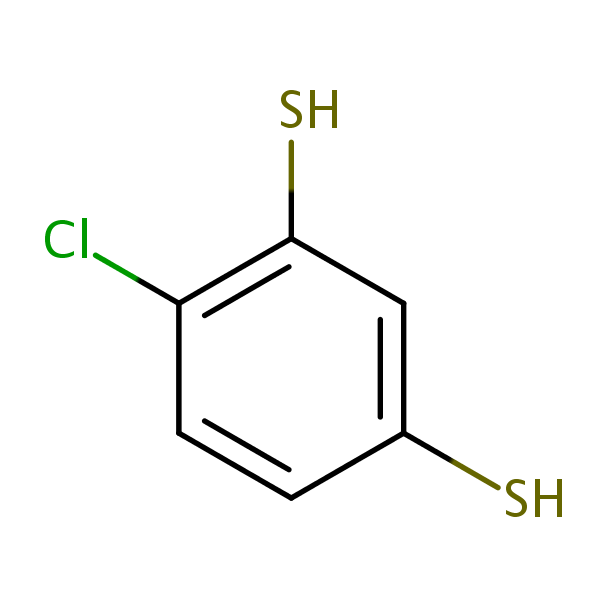 4-Chlorobenzene-1,3-dithiol structural formula