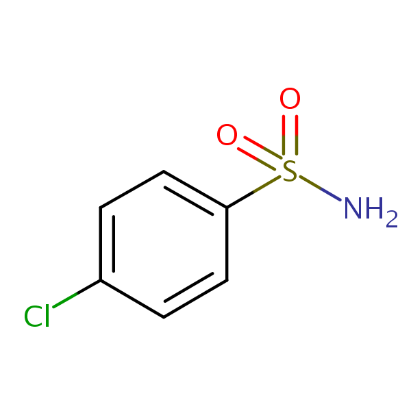 4-Chlorobenzenesulphonamide structural formula