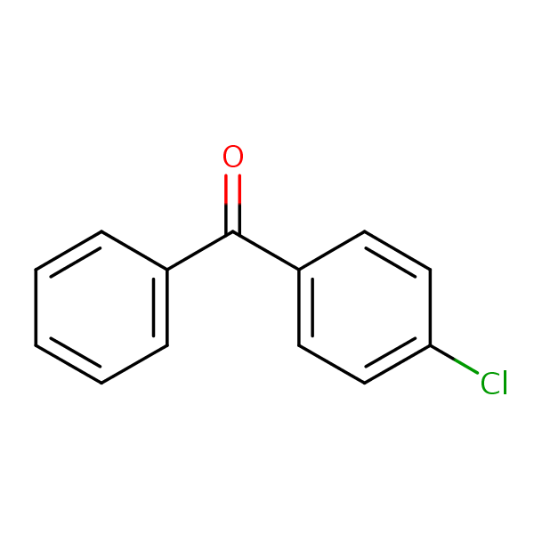 4-Chlorobenzophenone structural formula