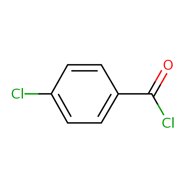 4-Chlorobenzoyl chloride structural formula