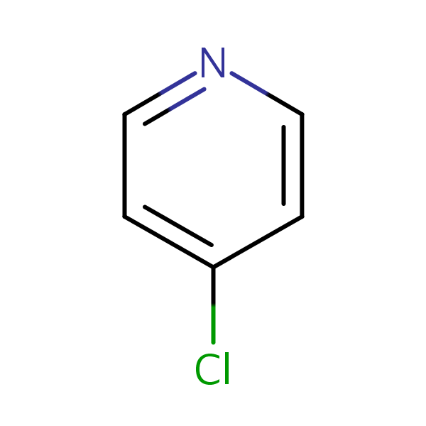 4-Chloropyridine structural formula