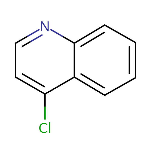 4-Chloroquinoline structural formula