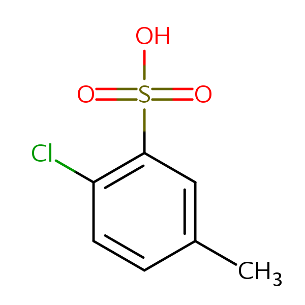 4-Chlorotoluene-3-sulphonic acid structural formula