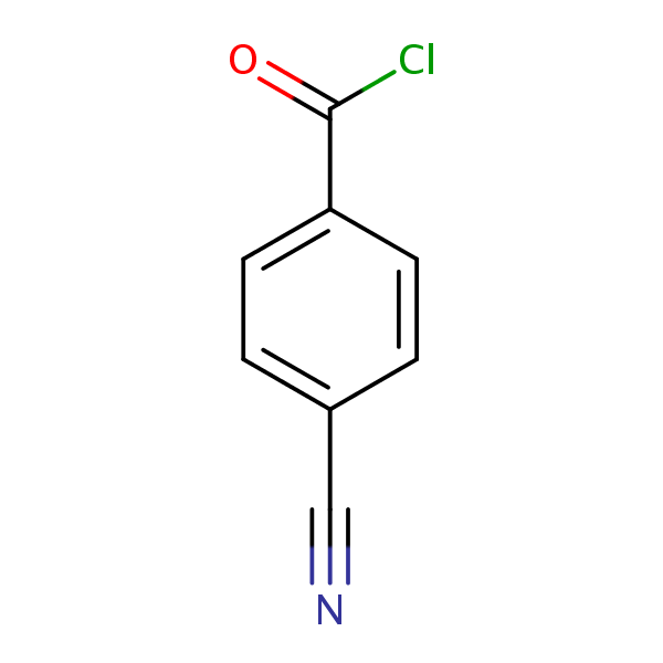 4-Cyanobenzoyl chloride structural formula
