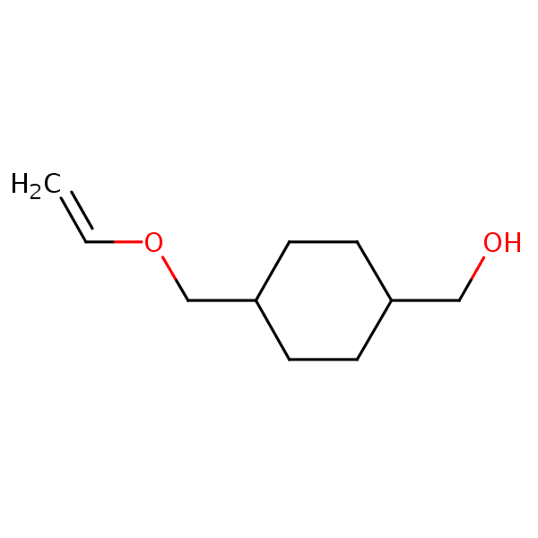 {4-[(Ethenyloxy)methyl]cyclohexyl}methanol structural formula