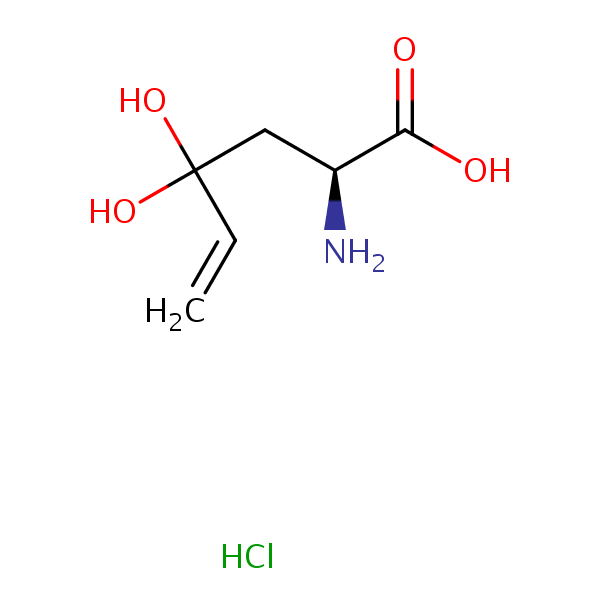 4-Ethyl hydrogen L-aspartate hydrochloride structural formula