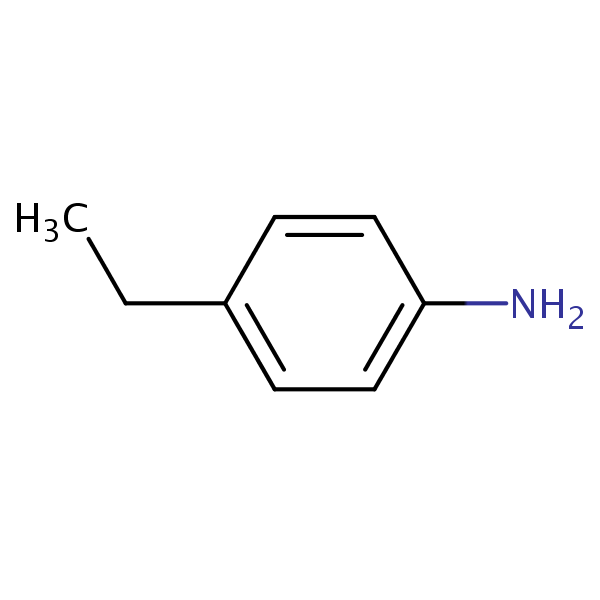 4-Ethylaniline structural formula