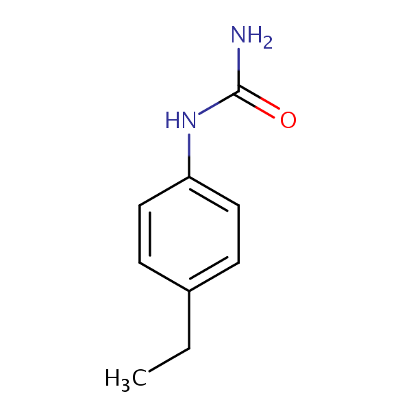 (4-Ethylphenyl)urea structural formula