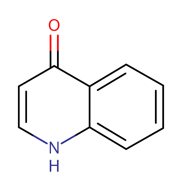 4-Hydroxyquinoline structural formula