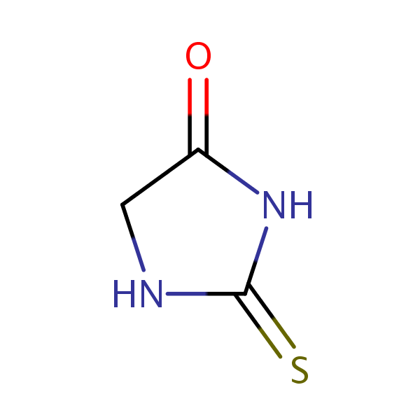 4-Imidazolidinone, 2-thioxo- structural formula