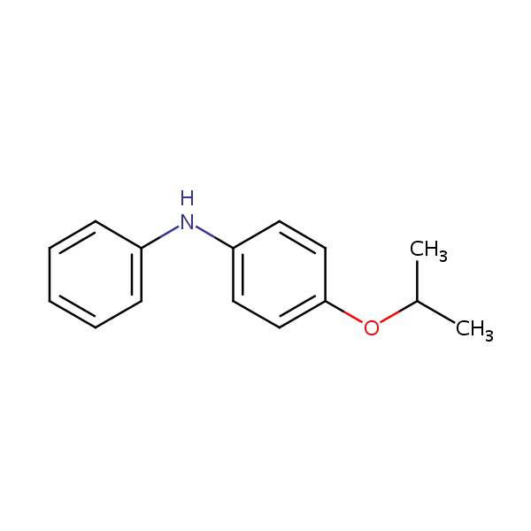 4-Isopropoxydiphenylamine structural formula
