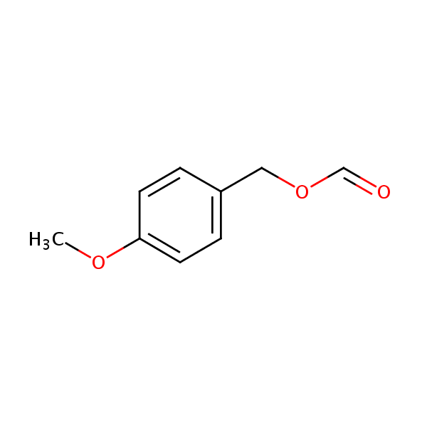 4-Methoxybenzyl formate structural formula