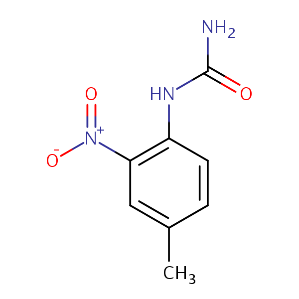 (4-Methyl-2-nitrophenyl)urea structural formula