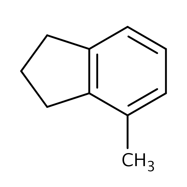 4-Methylindan structural formula