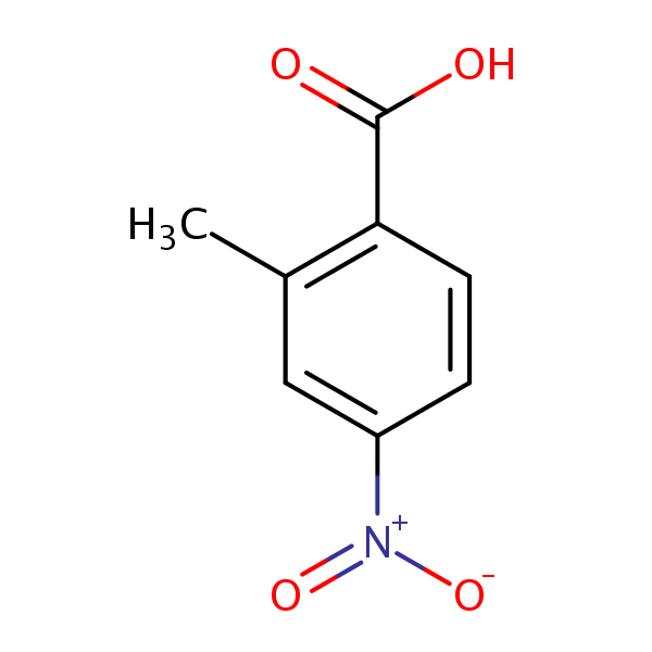 4-Nitro-o-toluic acid structural formula