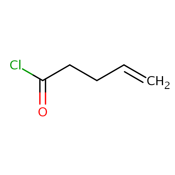 4-Pentenoyl chloride structural formula